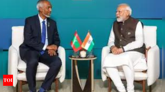 India extends $50 million budgetary aid to Maldives for another year | India News – MASHAHER