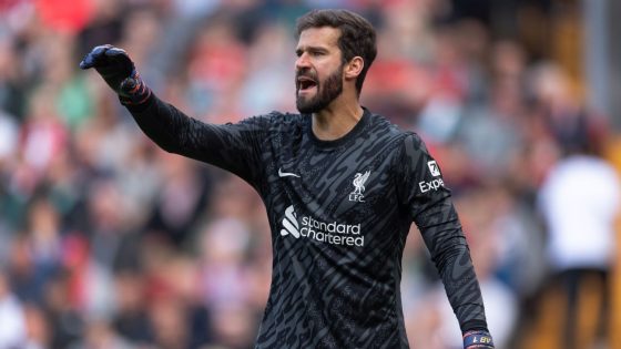 Liverpool’s Alisson an injury doubt for Bournemouth clash – MASHAHER