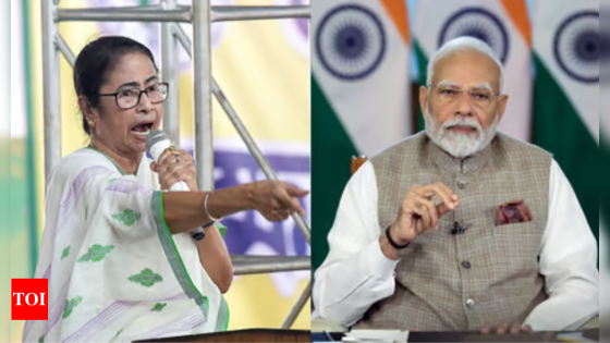 Mamata Banerjee writes second letter to PM Modi on ‘man-made’ flood in South Bengal | India News – MASHAHER