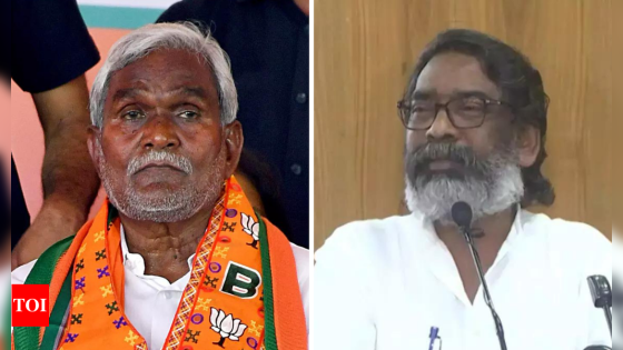 ‘My life at risk’: Champai Soren’s big allegation against Jharkhand CM Hemant Soren | India News – MASHAHER