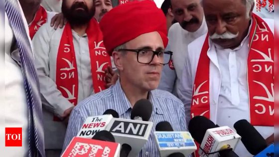 ‘Nadda has no common sense’: Omar Abdullah on union minister’s ‘he is bad in mathematics’ remark | India News – MASHAHER