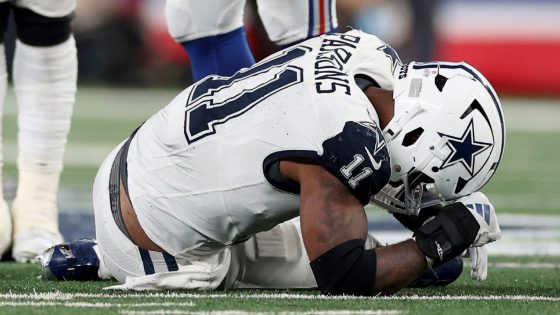 Cowboys’ Micah Parsons set for MRI after injuring ankle vs. Giants – MASHAHER