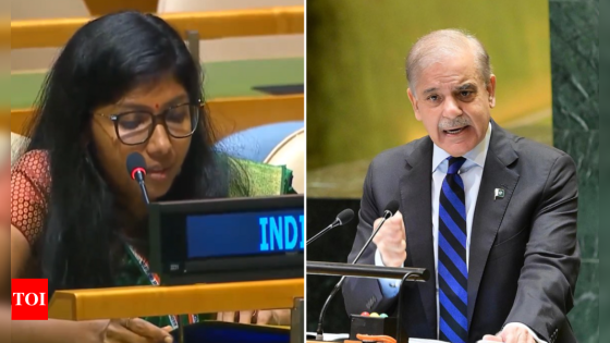 ‘Country run by military … ‘: India slams Pakistan PM Shehbaz Sharif’s Article 370, Kashmir claims at UNGA | India News – MASHAHER