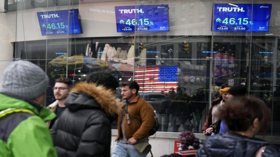 Trump Media plummets to new low on the first trading day the former president can sell his shares – MASHAHER