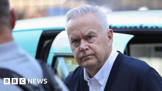 Silent Huw Edwards arrives at court – MASHAHER