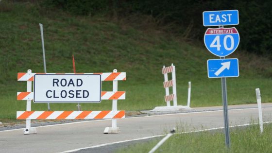 Interstate 40 collapses at the Tennessee-North Carolina border near the Gorge – MASHAHER