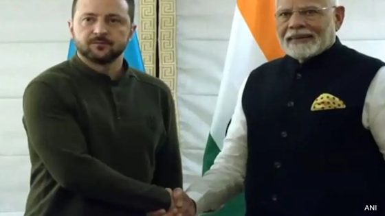 PM Modi Meets Volodymyr Zelensky In New York, Reaffirms Support For Peaceful Resolution – MASHAHER