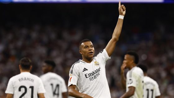 La Liga 2024-25: Kylian Mbappe double gives Real Madrid nervy win against Betis – MASHAHER