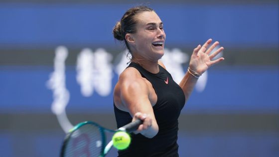 China Open: Sabalenka wins opener to launch Beijing title bid – MASHAHER