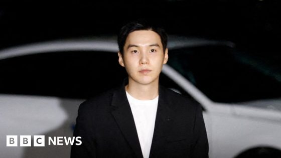 K-pop star Suga fined $11,500 for drink-driving – MASHAHER