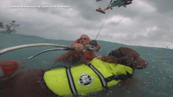 Video Man and dog rescued from boat as Helene approached – MASHAHER