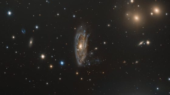 Gas and stars ‘stolen’ from galaxy in striking European Southern Observatory photo and video – MASHAHER