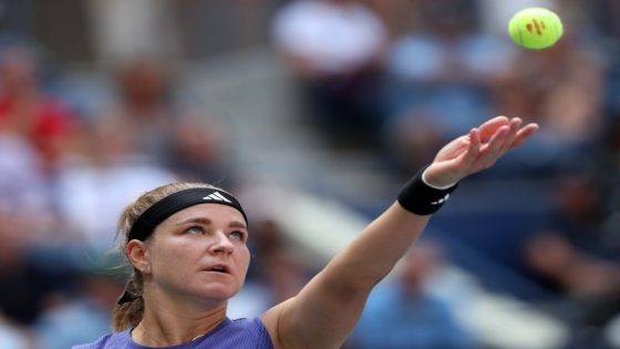 Tennis: Tennis-Arthur Ashe quote helps Muchova battle through illness at US Open – MASHAHER