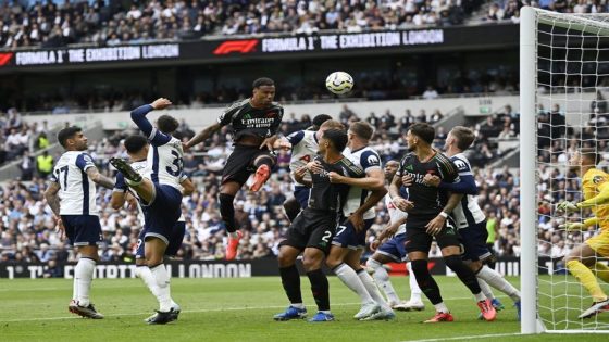 Football: Soccer-Gabriel’s header earns Arsenal 1-0 win at Spurs in feisty derby – MASHAHER