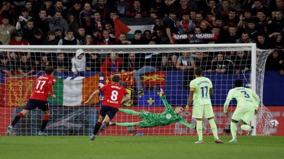 Football: Soccer-Budimir brace helps Osasuna stun Barcelona 4-2 – MASHAHER