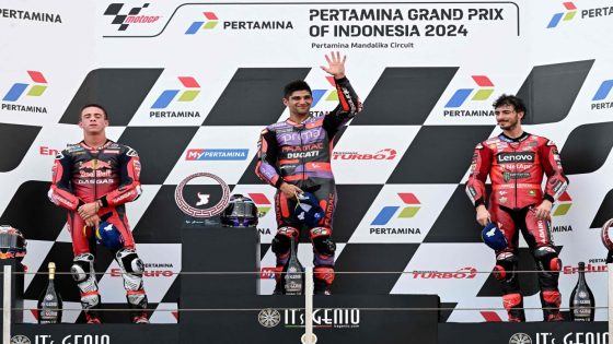 Cycling: Motorcycling-Martin wins Indonesia GP to extend lead over Bagnaia – MASHAHER