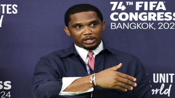 Football: Soccer-Cameroon FA chief Eto’o faces six months ban by FIFA for misconduct – MASHAHER