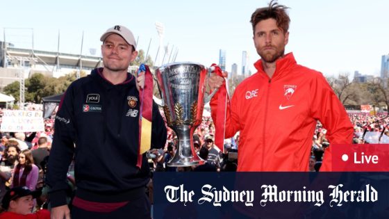 Sydney Swans, Brisbane Lions join fans before last training at MCG, AFLW – MASHAHER