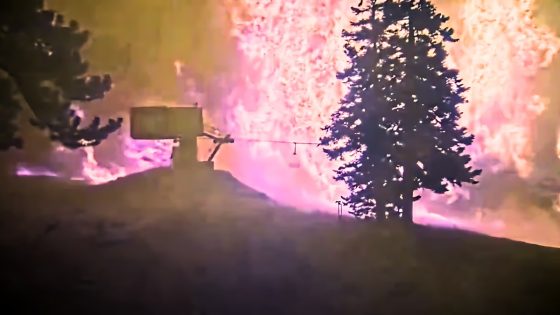 California Ski Resort Engulfed by 40,000+ Acre Wildfire – MASHAHER