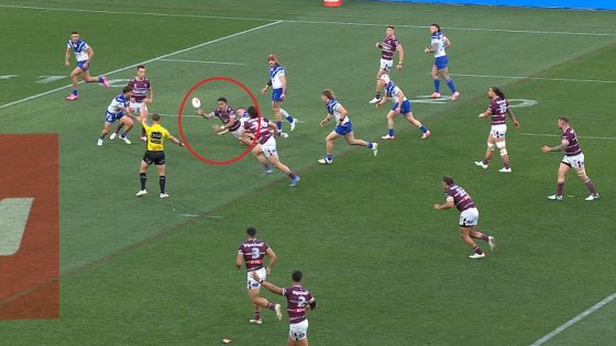 Ethan Bullemor try after forward pass in Manly Sea Eagles vs Canterbury Bulldogs elimination final, Lehi Hopoate, video, latest news – MASHAHER