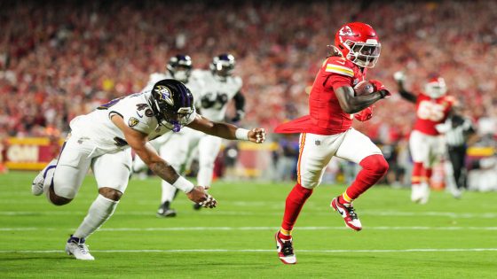 Xavier Worthy’s 1st touch in the NFL goes for a touchdown in Chiefs-Ravens (video) – MASHAHER