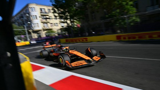 Formula 1: McLaren takes over constructors lead with Oscar Piastri win in Azerbaijan; Sergio Perez crashes – MASHAHER