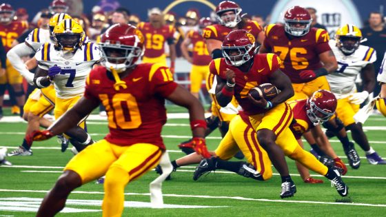 Woody Marks’ TD with 8 seconds left gives No. 23 USC a 27-20 win over No. 13 LSU – MASHAHER