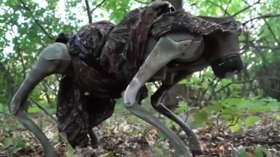 Ukraine shows off capabilities of new drone-dropped, flamethrowing robotic war dogs: video – MASHAHER