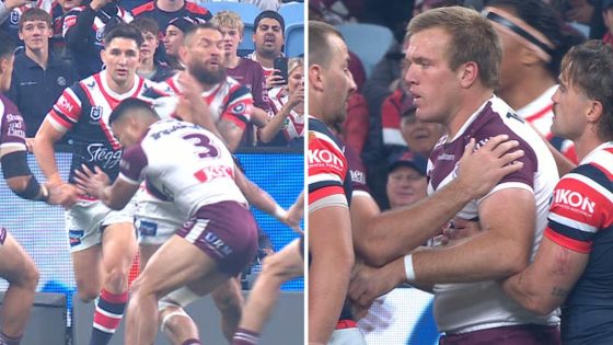 Manly lose two players in 23 seconds, Tolu Koula knocked out, Jake Trbojevic HIA, Roosters vs Sea Eagles, Jared Waerea-Hargreaves, rugby league news – MASHAHER