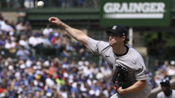 Yankees fail to give Gerrit Cole much run support in 2-1 loss to Cubs – MASHAHER