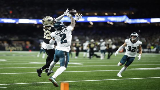 ‘I’m out of bounds, chill out!’ Darius Slay opens up on cheap shot in Saints game – MASHAHER