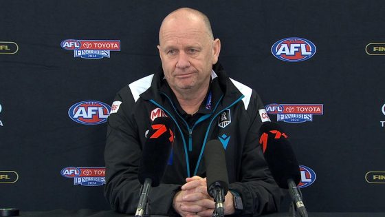 Ken Hinkley press conference, Port Adelaide coach hits back after loss to Sydney Swans, preliminary final, latest news, video – MASHAHER