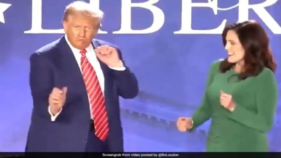 Internet Reacts To Viral Donald Trump Dance Video – MASHAHER