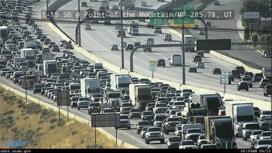 Multiple crashes cause heavy I-15 congestion on both ends of Salt Lake valley – MASHAHER