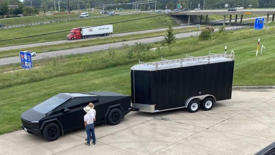 Contractor reveals how much money his Tesla Cybertruck saves him in fuel costs each day: ‘Cybertruck doing the work’ – MASHAHER