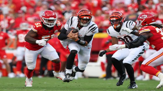 NFL ratings, Week 2: Chiefs-Bengals delivers big for CBS – MASHAHER