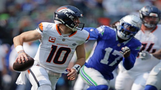 Bo Nix throws 2 interceptions in Broncos debut in loss to Seahawks, prompts audible ‘oh no’ from CBS announcer – MASHAHER