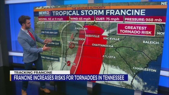 Why tornadoes could be Francine’s biggest impact in Middle Tennessee – MASHAHER