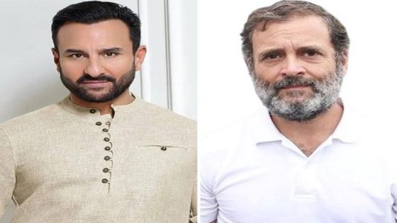 Saif Ali Khan lauds Rahul Gandhi as a brave politician to take India forward; says, “I think what Rahul Gandhi has done has been very impressive” : Bollywood News – MASHAHER