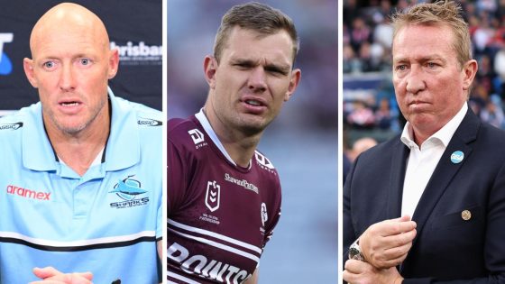 Talking Points, Finals week one, Sharks finals record, Craig Fitzgibbon, Roosters, refereeing, forward passes, Trent Robinson, Tom Trbojevic – MASHAHER