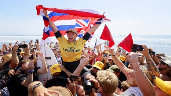 Photos: John John Florence and Caitlin Simmers crowned as surfing’s world champions in Lexus WSL Finals – MASHAHER