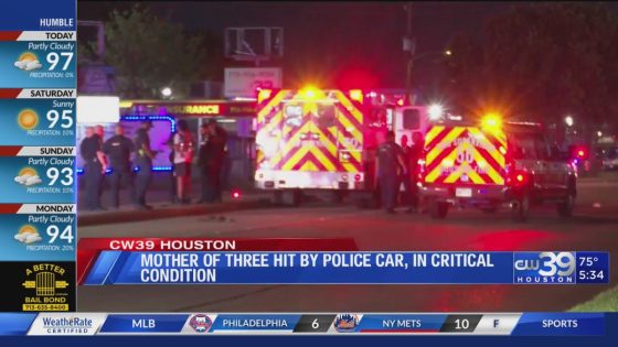 North Houston mother of 3 struck by HPD unit while crossing the street with children | CW39 Houston – MASHAHER