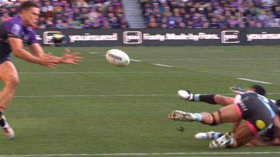 Nick Meaney forward pass, Will Warbrick try, Melbourne Storm vs Cronulla Sharks, video – MASHAHER