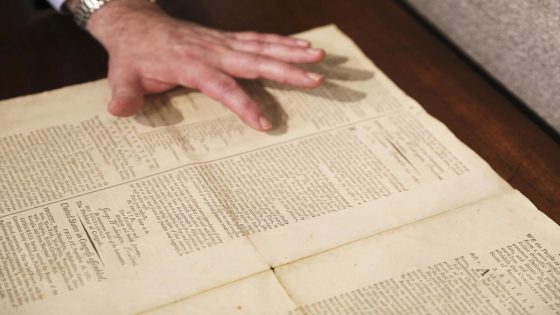 A rare 1787 copy of the US Constitution is up for auction and it could be worth millions – MASHAHER