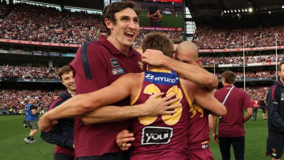 Oscar McInerney opens up on injury, interview in changerooms, Brisbane Lions premiership, dislocated shoulder, Darcy Fort, Joe Daniher, latest news – MASHAHER