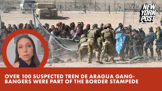 Over 100 suspected Tren de Aragua gangbangers were part of the border stampede – MASHAHER