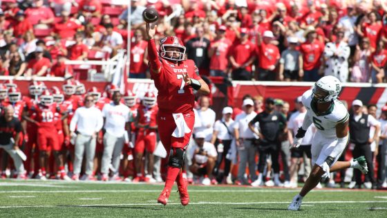 Utah QB Cameron Rising goes to locker room with apparent right hand injury – MASHAHER