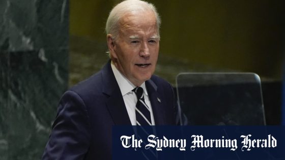 Joe Biden tells UN world is at inflection point in farewell address as president – MASHAHER