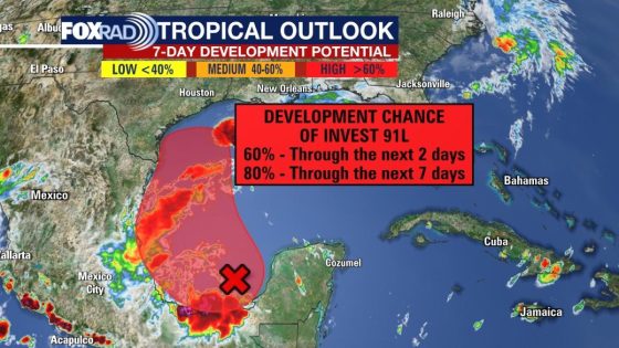 Invest 91L high chance of becoming tropical storm in Gulf of Mexico – MASHAHER