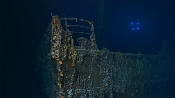 Titanic’s bow disappearing into the sea as startling new images reveal doomed ship’s slow decay – MASHAHER